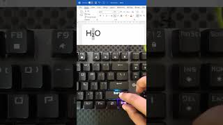 Ms Word Shortcut Key  subscript  superscript shorts viralvideo PCCSkill [upl. by Verge]