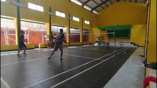 PERTANDINGAN BADMINTON TARKAM PALING SERU MASTENG DAN PAK ANIP MIE AYAM [upl. by Dlanor]