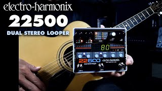 ElectroHarmonix 22500 Dual Stereo Looper Pedal Demo by Bill Ruppert [upl. by Jorrie]