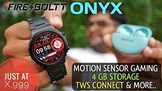 FireBoltt ONYX Smartwatch with Motion Sensor Gaming AMOLED Display amp More 🔥🔥 Heavy Testing ⚡⚡ [upl. by Nesyt]