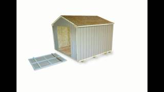 10 x 10 Storage Shed by Handy Home Products [upl. by Shelden817]