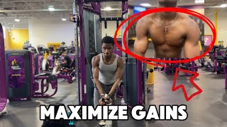 GROWING SUPERHERO PUSH MUSCLES skinny black boy bulking guide [upl. by Everrs]