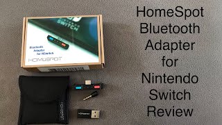 HomeSpot Bluetooth 50 Adapter for Nintendo Switch Review Works with PS4 and Apple AirPods UK [upl. by Claudius]