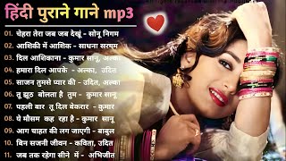 Hindi Gana🌹Sadabahar Song 💖हिंदी गाने 💔Purane Gane Mp3 💕Filmi Gaane अल्का याग्निक कुमार सानू गीत [upl. by Nalym]