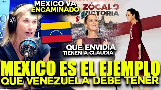 BELLA VENEZOLANA SE IMPRESIONA COMO EN MÉXICO SE VOTA POR LA VERDAD  MEXICO SI SABE VOTAR [upl. by Esenwahs]