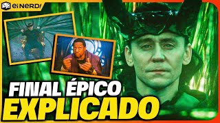 FINAL ÉPICO LOKI É O MAIS PODEROSO DO UCM ENTENDA O FINAL  Análise EP 06x02 Loki [upl. by Kirven]