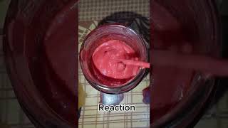 Sodaacitic acid reaction viralvideo scienceexperiment shortvideo diy shortvideo shorts work [upl. by Balkin385]