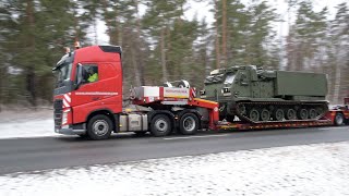 Americans Hundreds of MLRS Shipments to Grafenwoehr Germany [upl. by Opaline224]