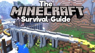 Building a Medieval Bridge ▫ The Minecraft Survival Guide Tutorial Lets Play Part 44 [upl. by Hedvig591]