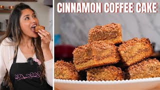 Keto Coffee Cake Recipe EASY Cinnamon Coffee Cake [upl. by Sutsugua]