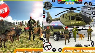 Army vehicle transport trucktrailor in loading new new car game video army mod Hard Gamer [upl. by Notgnilra]