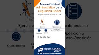 Previsiones sobre examen y proceso de Administrativo Seguridad Social [upl. by Ora649]