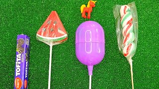 Candy ASMR Satisfying video Asmr Lollipops candy and chocolate Yummy candy Unboxing satishying [upl. by Ardnasirhc247]