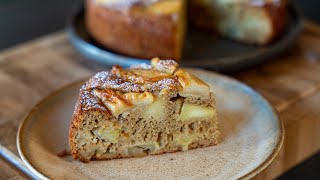 Gâteau moelleux aux pommes de grandmère avec moitié moins de beurre et peu sucré [upl. by Barfuss]