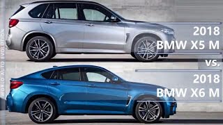 2018 BMW X5 M vs 2018 BMW X6 M technical comparison [upl. by Romeon]