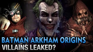 Batman Arkham Origins  Villains Leaked [upl. by Ymot]