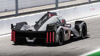 Peugeot 9X8 LMH Le Mans Hypercar Raw Sounds from its Racing Debut at Monza Circuit [upl. by Fuller]