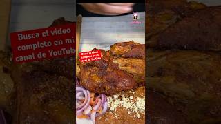 CHAMORRO ADOBADO busca el video en mi canal de YouTube comida food [upl. by Eliseo111]