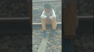 Railway station per Achanak train a gai 😱🥺 please like comment subscribe viralvideo trendingvideo [upl. by Cyril]