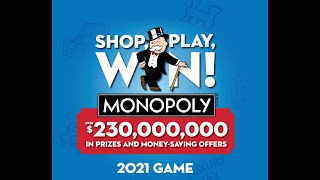 Safeway Monopoly 2021 Online Game Overview  How to Play on Computer [upl. by Brande]