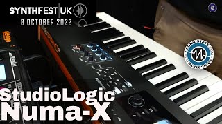 Synthfest UK 22 Studiologic  NumaX Piano GT [upl. by Thamora]