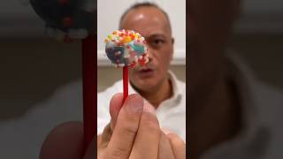 👂ASMR DIPPIN DOTS LOLLIPOP WITH CANDY BEADS COTTON CANDY FLAVOR EATING SOUNDS👂😱shorts asmr [upl. by Nonnahs884]