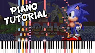 Sonic 1  Starlight Zone  Synthesia [upl. by Eerac]