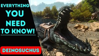 Everything you need to know  Deinosuchus  Ark Survival Ascended [upl. by Dorkas]