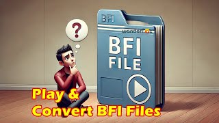 How to Convert BFI Files to MP4 [upl. by Annaillil520]