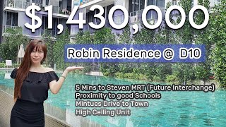 Freehold Condo Singapore  Robin Residence District 10  Near SCGS ACS and Steven MRT [upl. by Borg]