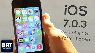 iOS 703  Die Neuheiten amp Informationen [upl. by Aivitnahs729]