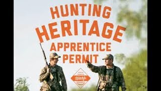 NCWRC Hunting Heritage Apprentice Permit [upl. by Ahseer189]