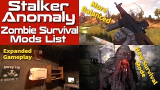 STALKER Anomaly Zombie Survival Mods List [upl. by Naliorf]