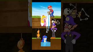 Mario cant forgive Waluigi for Mermaid Peachs departure😈 [upl. by Mortie]