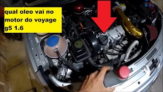 qual óleo vai no motor do Voyage g5 16 [upl. by Tizes867]