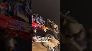 Megatron vs Optimus prime optimus transformers megatron transformerstopmotion [upl. by Memberg535]