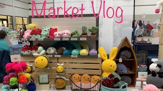 Market Vlog  Craft Fair  Crochet Craft Show [upl. by Emyam279]