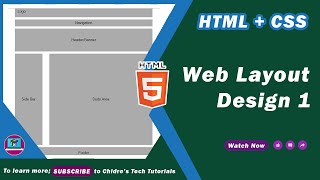 How to create Website Page Layout in HTML CSS  using Float  Web Layout Design Tutorial 01 [upl. by Dayle]