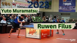 Yuto Muramatsu vs Ruwen Filus   Full Match  Short Form with Replays  TTBL 2023 [upl. by Coleville]