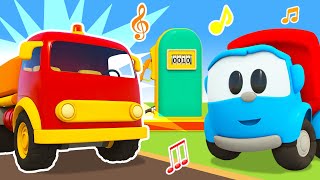 Sing with Leo The Petrol Tank song for kids amp more songs and rhymes about street vehicles for kids [upl. by Eidnim314]