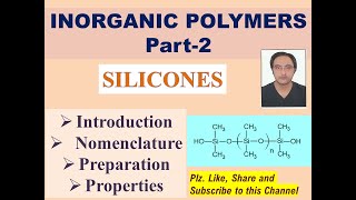 Inorganic Polymer Part 2 Silicones msc bsc gate neet csirnetjrf inorganicchemistry [upl. by Enrobialc]