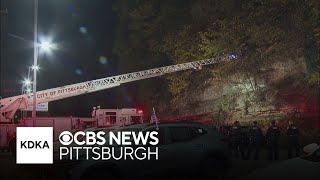 2 people rescued from hillside above West Liberty Avenue [upl. by Flan344]