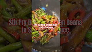 Stir fry Brinjal Green Beans stirfryvegetables brinjalrecipe greenbeansrecipe shortsrecipe [upl. by Hubing]