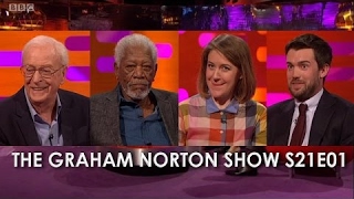 The Graham Norton Show S21E01 Sir Michael Caine Morgan Freeman Gemma Whelan Jack Whitehall [upl. by Noirrad]