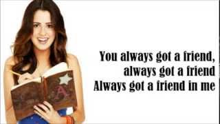 Me and YouLaura Marano Lyrics Video [upl. by Ecyoj]