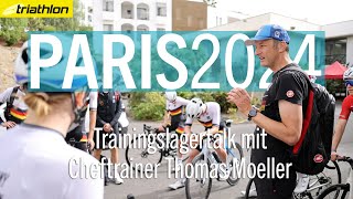 Profis im TriathlonTrainingslager Chefcoach Thomas Moeller über Pläne und Umfänge  PARIS 2024 [upl. by Ailaro]