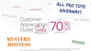 Thirty One Outlet Sale January 2019 Sneak Peek  All Pro Tote GIVEAWAY [upl. by Adlesirk]