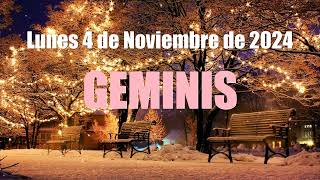 04 de Noviembre de 2024 TAROT GEMINIS HOY PUEDE SER UN GRAN DIA suerte✅ tarot geminis horoscopo [upl. by Onnem]