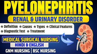 Pyelonephritis urinary tract infection  Causes Types Signs amp Symptoms Diagnosis Treatment [upl. by Airdnalahs]