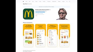 Sparen mit der offiziellen McDonalds Deutschland App [upl. by Iahcedrom]